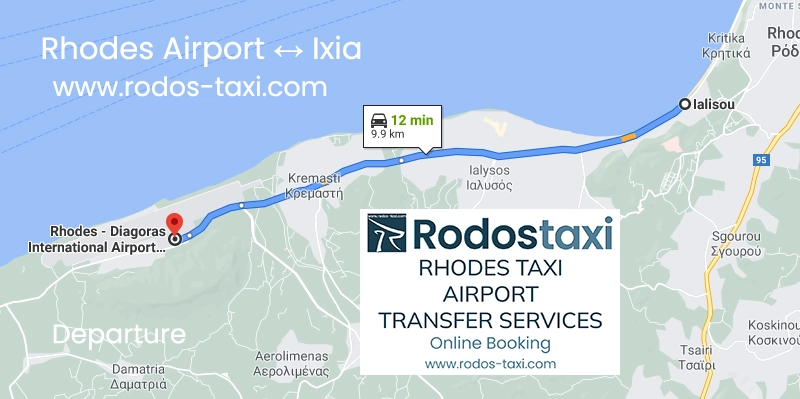 RodosTaxi - Rhodes Diagoras International Airport (RHO) to Ixia